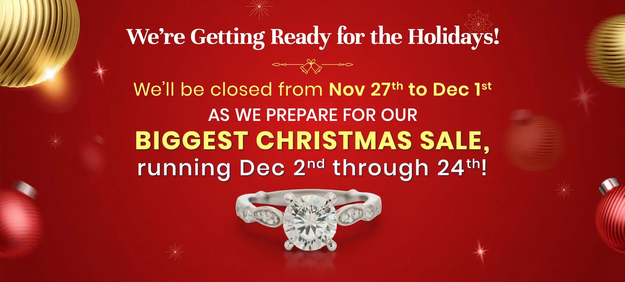 Gregory Jewelers Christmas Sale.