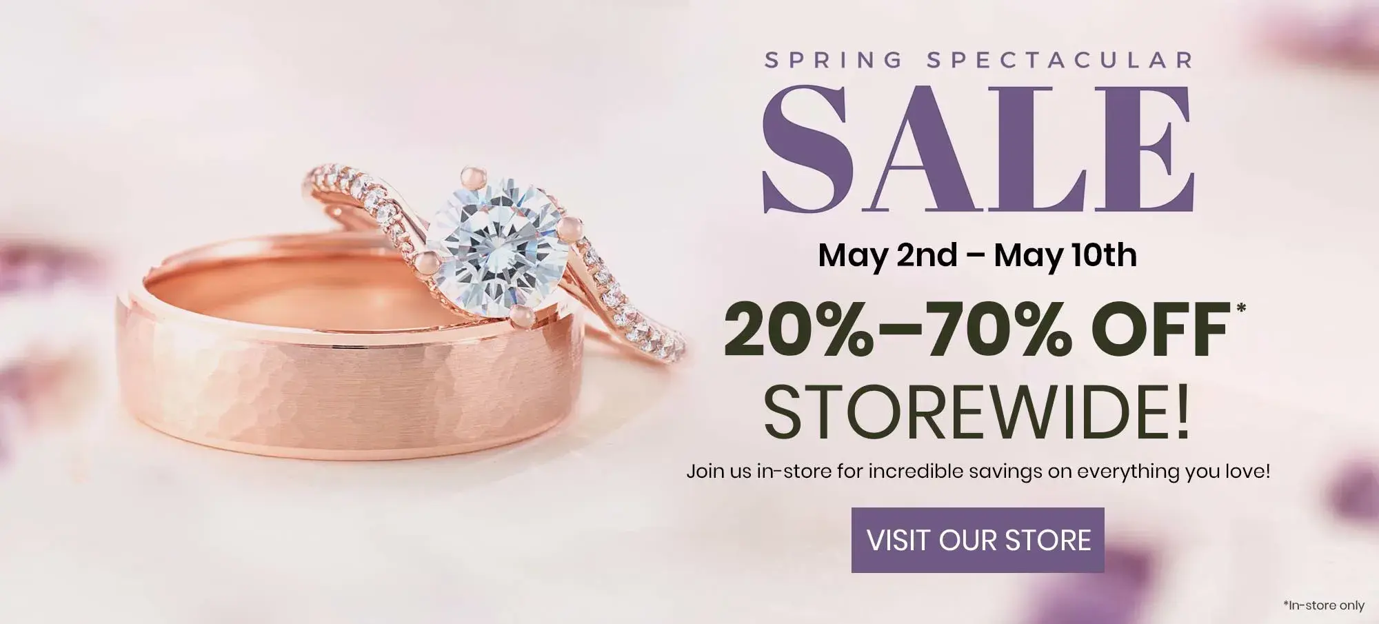 Spring Spectacular Sale at Gregory Jewelers