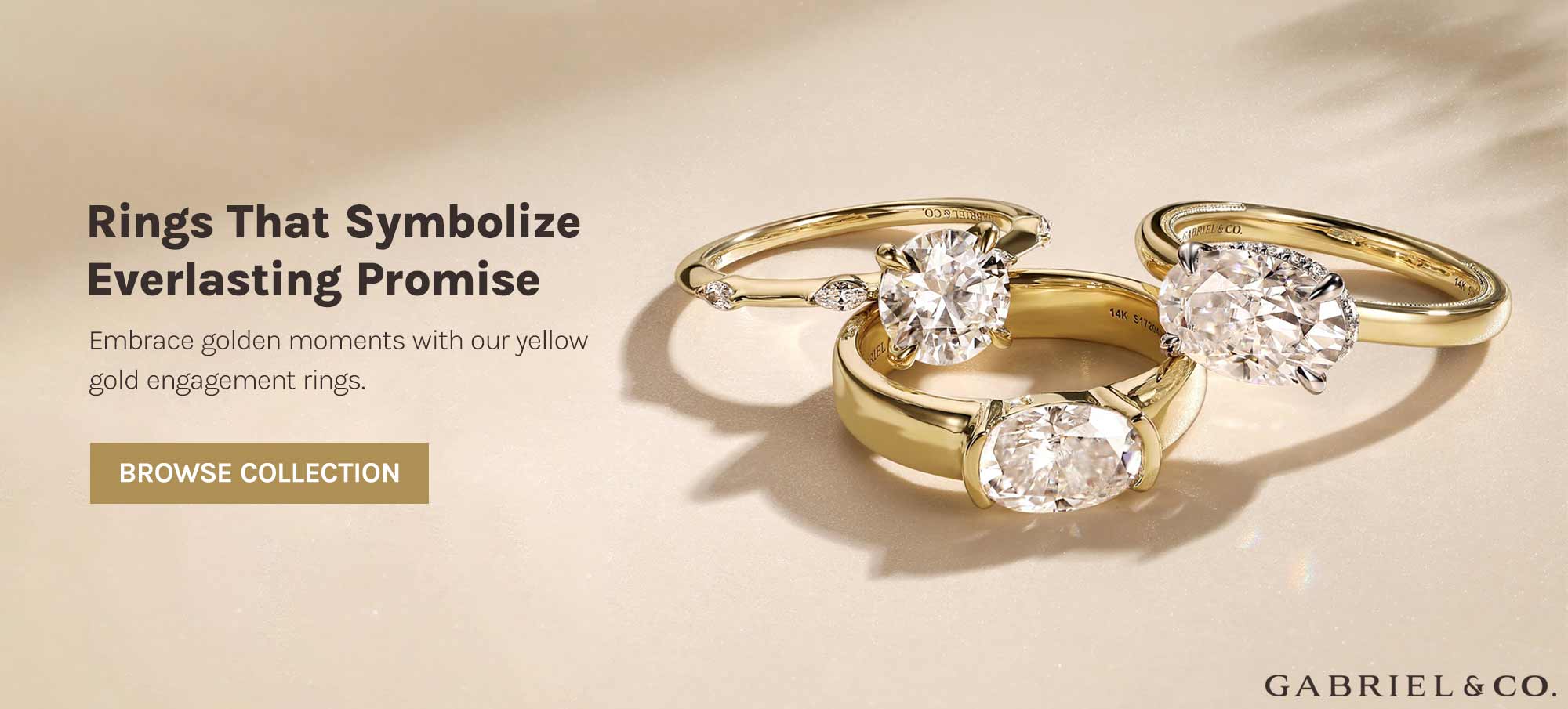 Yellow Gold Engagement Rings at Gregory Jewelers