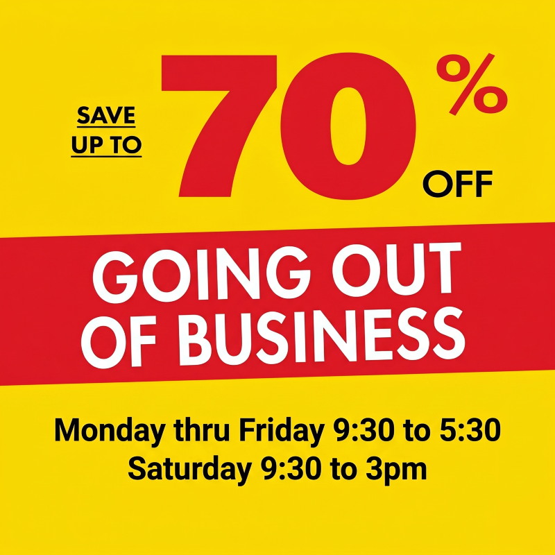 Gregory Jewelers Going Out of Business Sale Banner