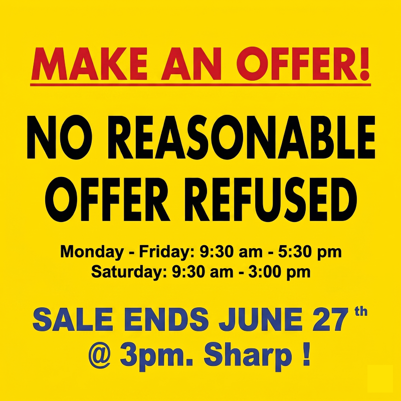 Gregory Jewelers Going Out of Business Sale Banner