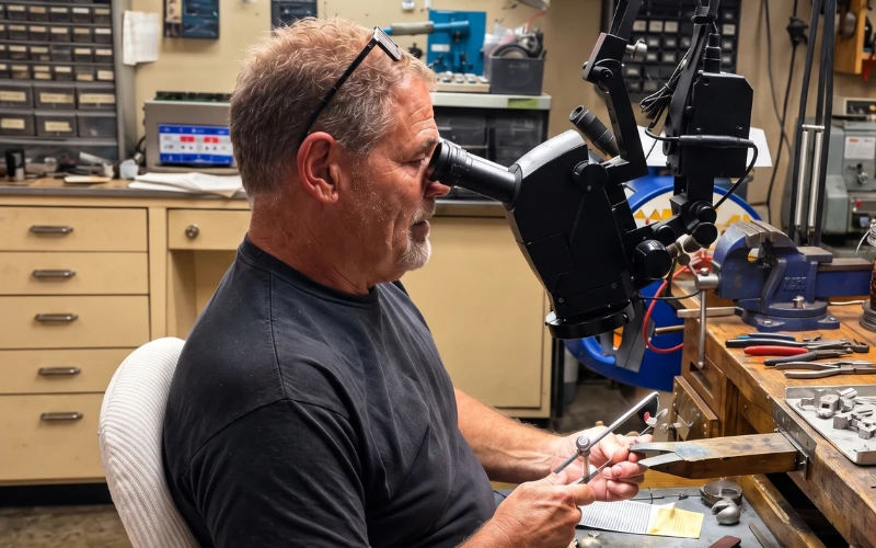 Rob our Bench Jeweler at Gregory Jewelers & Repair